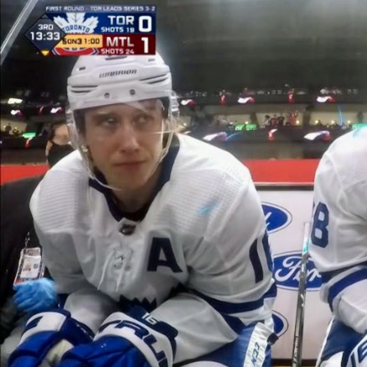 LeafsPapi_'s tweet photo. Marner vetoed a trade to the Canes. They just beat him in the Stanley Cup Finals https://t.co/H10kUEs5ku