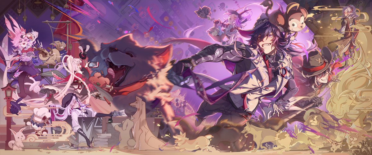XiaoFeiArt's tweet photo. Pack of the Galaxy, AT YOUR SERVICE! 

#HonkaiStarRail #HSR #MultiverseVistas

For the footprints left in the stars, and the new ones by our side.
see WIP in comment 👇 https://t.co/HByXYb7ymM