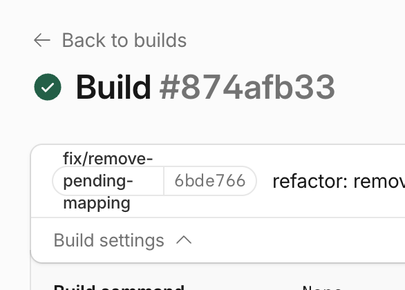 oscargws's tweet photo. @CloudflareDev @Cloudflare little UI nit on the cloudflare worker builds https://t.co/2AifF27haP