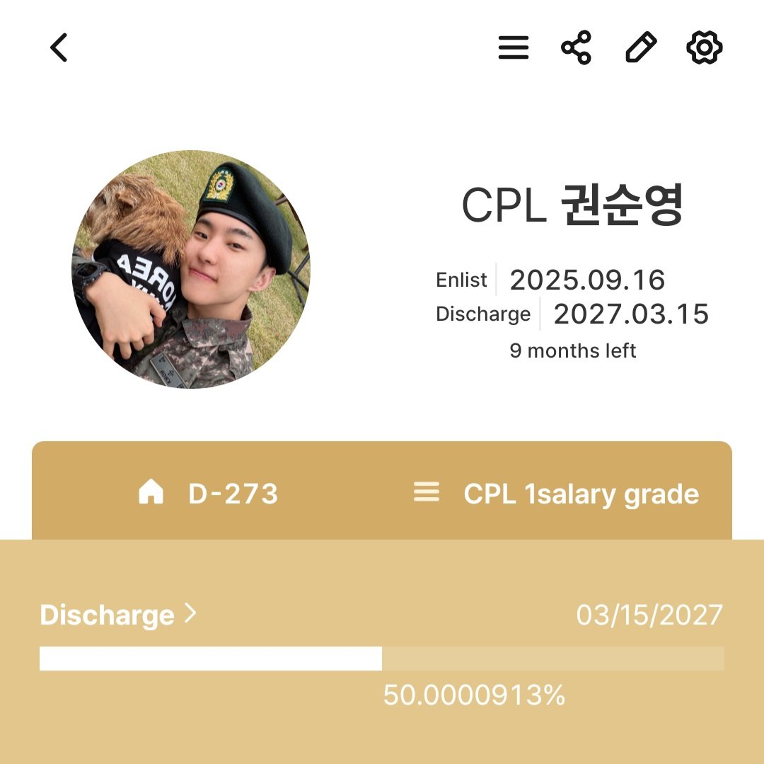 svtnserenade's tweet photo. both woozi and hoshi are now at 50% 😭 9 months left until our captains come back 😭 https://t.co/xfAz99y6mN