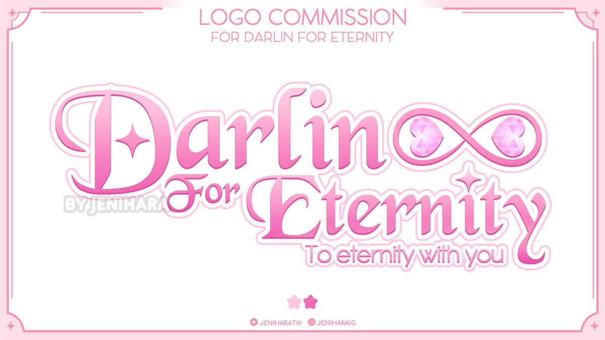 JeniharaTw's tweet photo. Custom logo  tysm for commissioning me!
#vtuber https://t.co/IQmMtpJNJ1