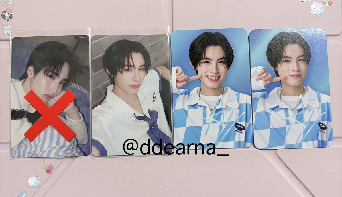 ddearna_'s tweet photo. ปล่อยการ์ด
  ราคาใบละ 90ส่งฟรี รับ2ใบขึ้นไปลดเหลือใบละ80 📮นัดรับbtsได้น้า🥹
สอบถามเพิ่มเติมdmคั้บบ🤍⭐️
 #ตลาดนัดbus https://t.co/pX1aahr7Sr