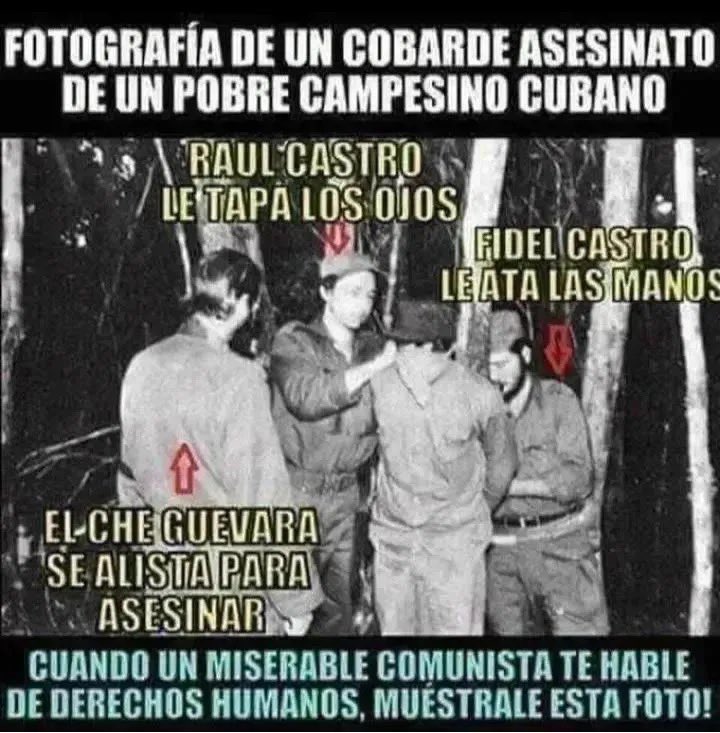 Monibella's tweet photo. @eltemagv ¿Amor, humanismo? ¿Semejante asesino? ¿Qué clase de personas se atreven a celebrar a semejante personaje? ¿Porqué invisibilizan su perfil homicida, a sus víctimas? Esto es maldad. https://t.co/BXCORgqF1i