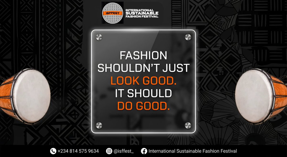 isffest_'s tweet photo. This is the belief that built ISFFEST.
Not just beautiful clothes and stunning runways. But fashion as a tool for culture, for change, for the kind of future we actually want to live in.
If you're here, you already understand that #ISFFEST #fashionwithpurpose #africaninnovation https://t.co/rhtJvklCR1