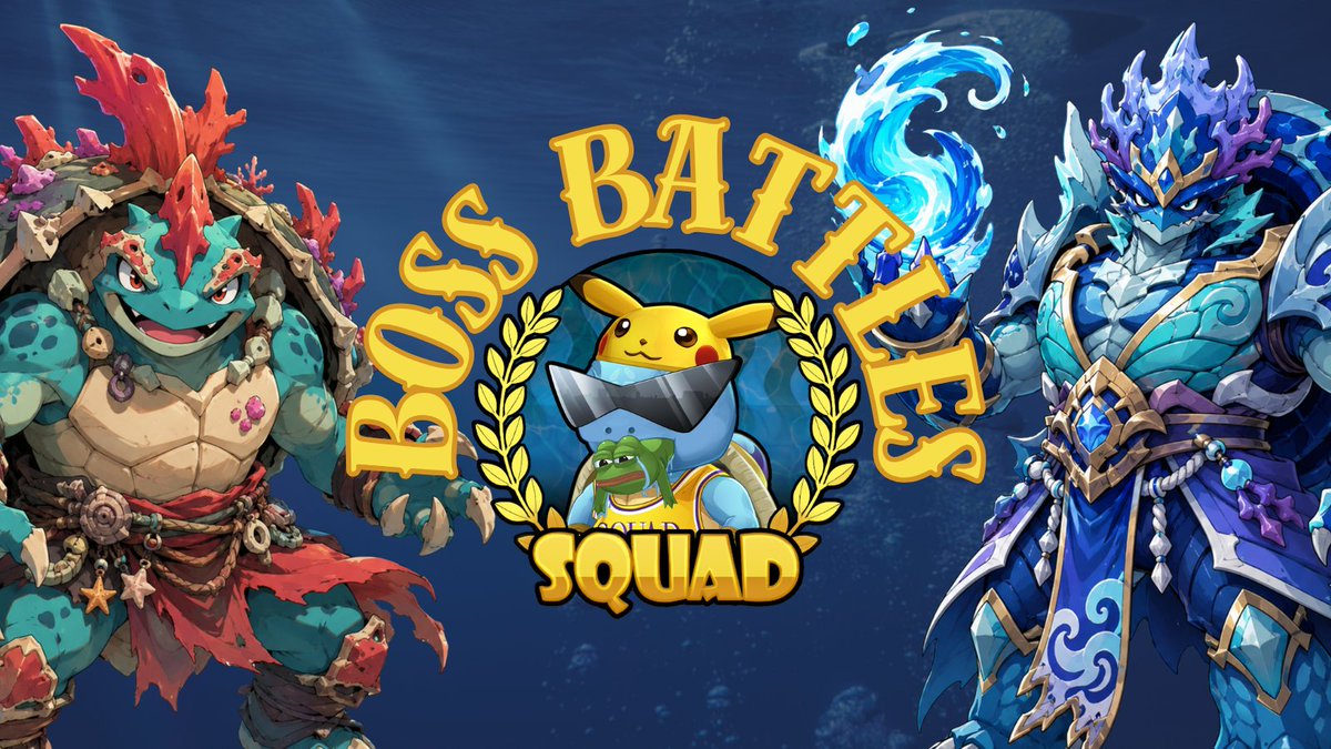 SquadVeChain's tweet photo. GM $SQUAD!

Dev is working on a new Boss Battles Contract &amp; UI/UX!

Are you ready?

- Shell mates become Optional
- Multiple Sorts of Attacks
- Prize Pot 100% to Top 3 + Final Blow!
- 8 Bosses / Achievements!
and more!

We will keep you updated! https://t.co/FZFErIUoLa