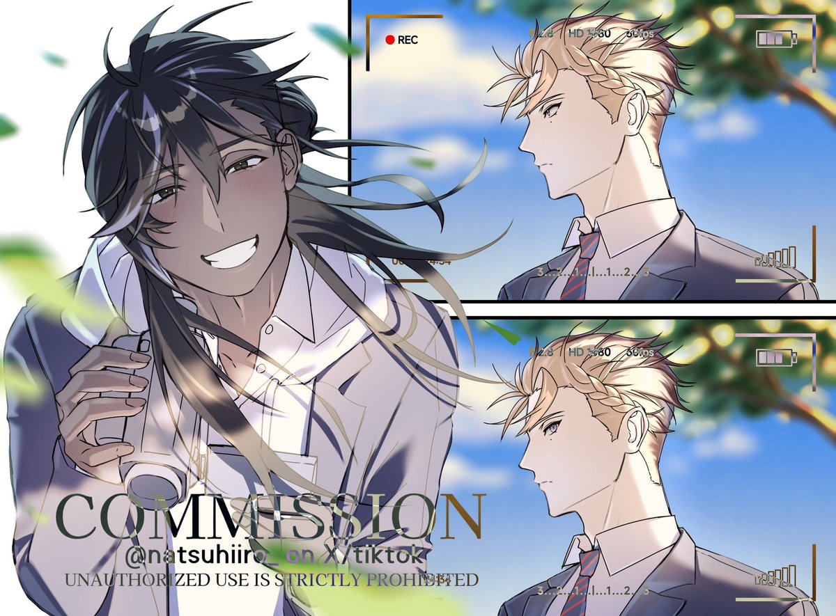 natsuhiiro_'s tweet photo. Commission done, thank you for commissioning! https://t.co/djyYWydgbs