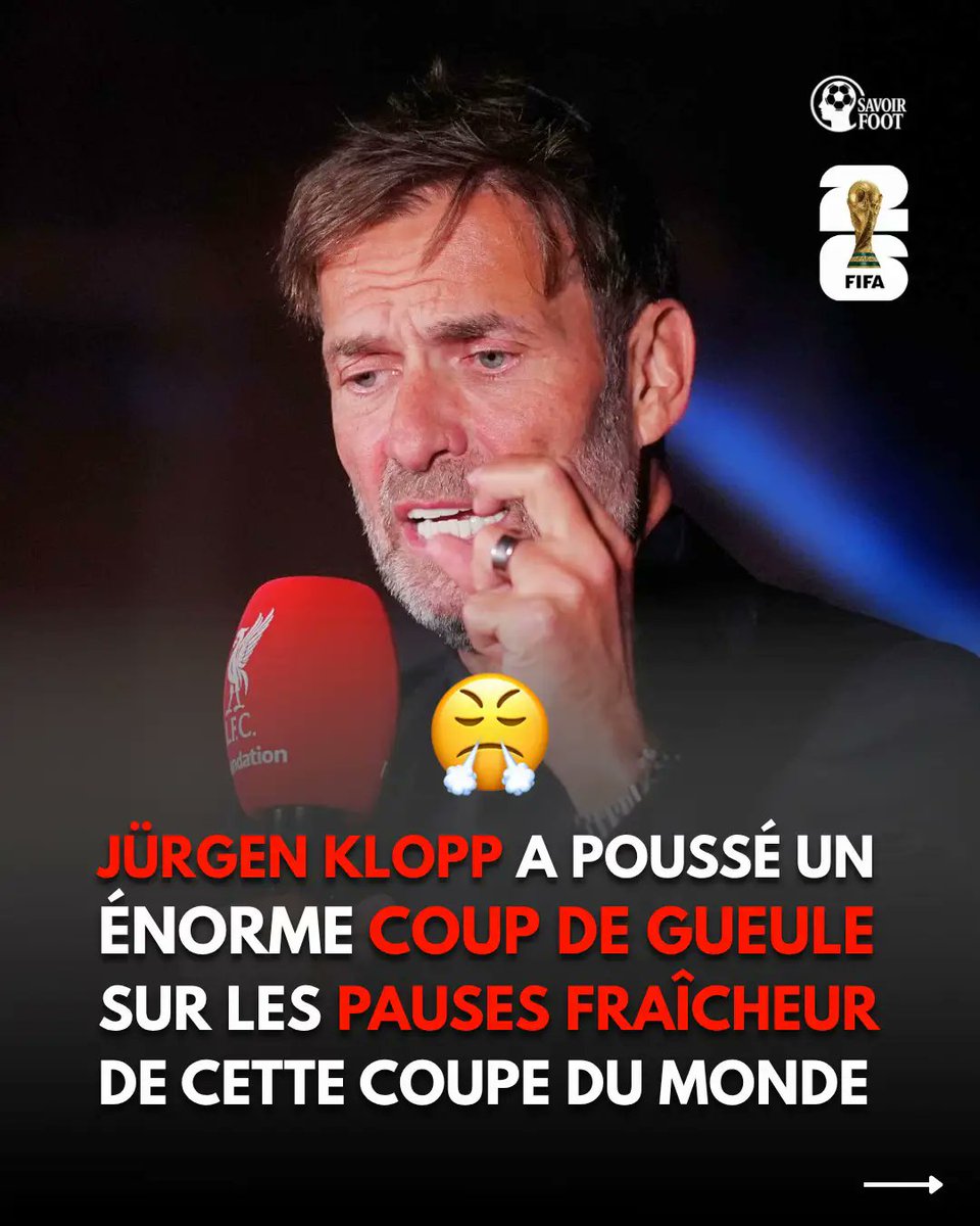 Pascal_Laurent_'s tweet photo. 🇩🇪 JÜRGEN KLOPP A RAISON, CES PAUSES "RAFRAÎCHISSEMENT" N'EXISTENT QUE POUR VENDRE DES ESPACES PUBLICITAIRES SUPPLÉMENTAIRES.
La FIFA dénature le football, ils ne pensent qu'au fric, les valeurs des élites financières "occidentales". Un autre exemple, les journalistes sportifs ne cessent de parler du prix des joueurs, ils parlent même maintenant de la valeur financière des équipes... Cela s'apparente au commerce d'êtres humains, derrière il y a des agents, dont beaucoup vivent à Monaco, qui tradent des joueurs moyennant de juteuses commissions, c'est pour acheter, pour vendre. On retrouve ici le concept des pantalons à une jambe si cher à un certain DSK... 🤔 Les marchands du temple ont pris le contrôle du football !