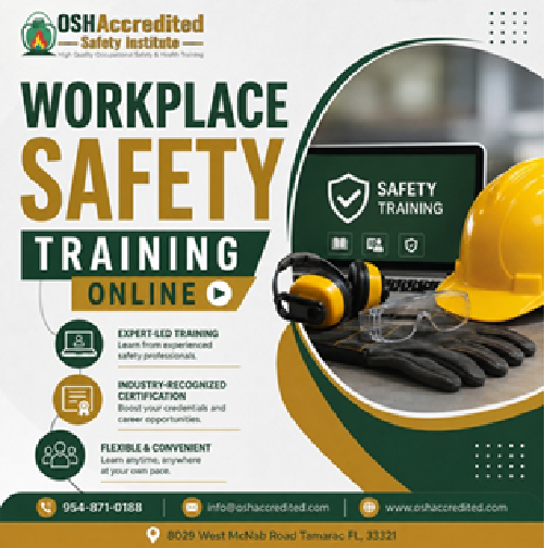 oshaccredited's tweet photo. Modernize your safety culture with workplace safety training online. OSHAccredited Safety Institute offers affordable, expert solutions.
Visit us at https://t.co/Uy3lomvqh0

#SafetyTraining #OnlineLearning #WorkplaceSafety #DigitalTraining #Compliance https://t.co/hkVXlFeTUc