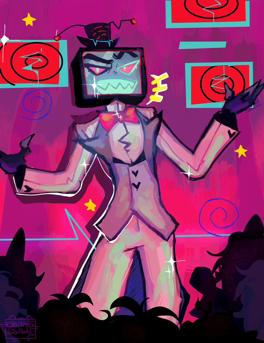 vyellowdaffodil's tweet photo. VOX POPULI THE PEOPLE’S VOICEE #vox #voxfanart #hazbinhotel https://t.co/AUMtm5YsqC