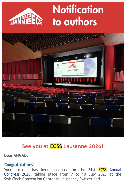 GreenCurve1's tweet photo. تم القبو و راح اشارك في المؤتمر الدولي السنوي للكلية الأوروبية لعلوم الرياضة (ECSS) والمقام في مدينة لوزان السويسرية بورقة علمية: بعنوان: تطوير استراتيجية تسويقية للرياضات الإلكترونية للمساهمة في تقليل التمييز ضد اللاعبات وتشجيع مشاركتهن في الرياضات الإلكترونية https://t.co/Ilb4XRos3g
