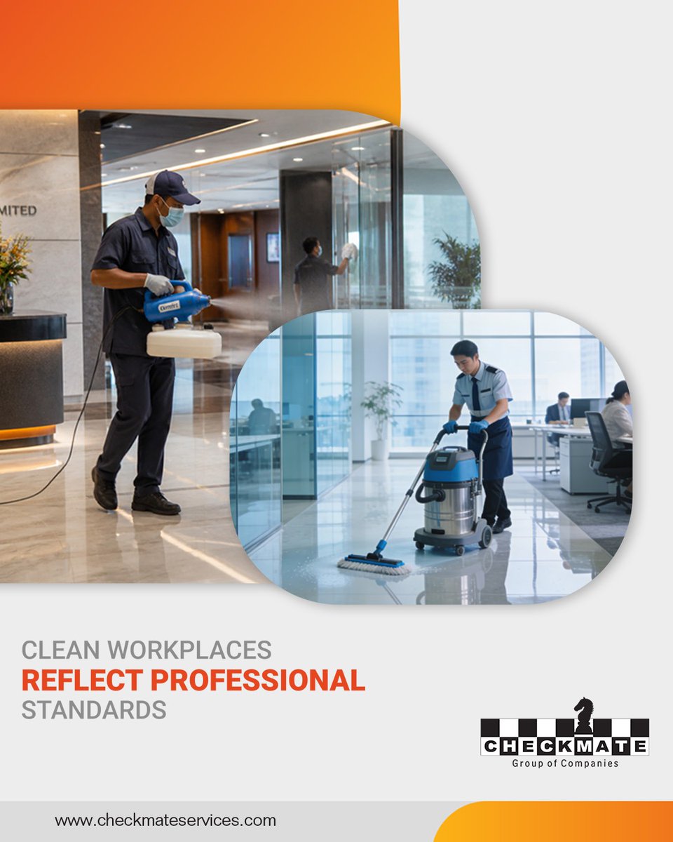 Checkmateestd89's tweet photo. A clean workplace is a productive workplace.

Professional hygiene supports employee well-being, workplace safety, and operational excellence. Clean, organized spaces leave a lasting impression and create a better experience for everyone.

#WorkplaceHygiene #OfficeCleaning https://t.co/KRycqiptLJ