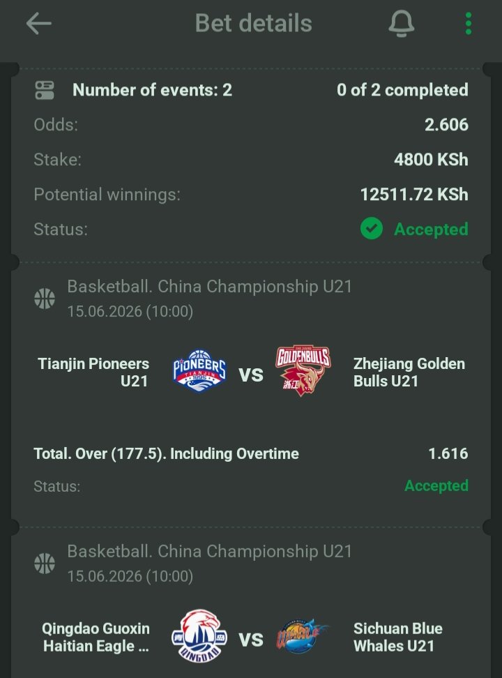 Alister_Tips_Ke's tweet photo. #Bet on Linebet ✅

Basketball 🏀 slip... stake high 

2+ odds  l  betting code: LA3TJ

☆ Reg Link ⤵️
https://t.co/HDS7KqWkLG

Promo code👉Alister254

App:https://t.co/bf3WtrmPSk

Telegram channel:https://t.co/jCJGBrTI68 https://t.co/99RvgW9A5c