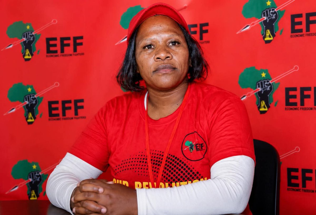 Patriot_S_A's tweet photo. EFF Tshwane Region 2 Secretary Monica Dube was shot and killed at her home in Wallmannsthal, Tshwane, armed men allegedly forced their way into the house.

According to reports, the gunmen dragged Dube out of a room where her children were before shooting her. The killing reportedly happened in front of her family and has left the EFF and the local community in shock.

The murder comes just three months after Dube survived an earlier assassination attempt in March, during which she was shot 11 times and spent weeks recovering in the ICU.

Police have launched an investigation into the fatal shooting, while the EFF has condemned the attack and called for those responsible to be brought to justice.