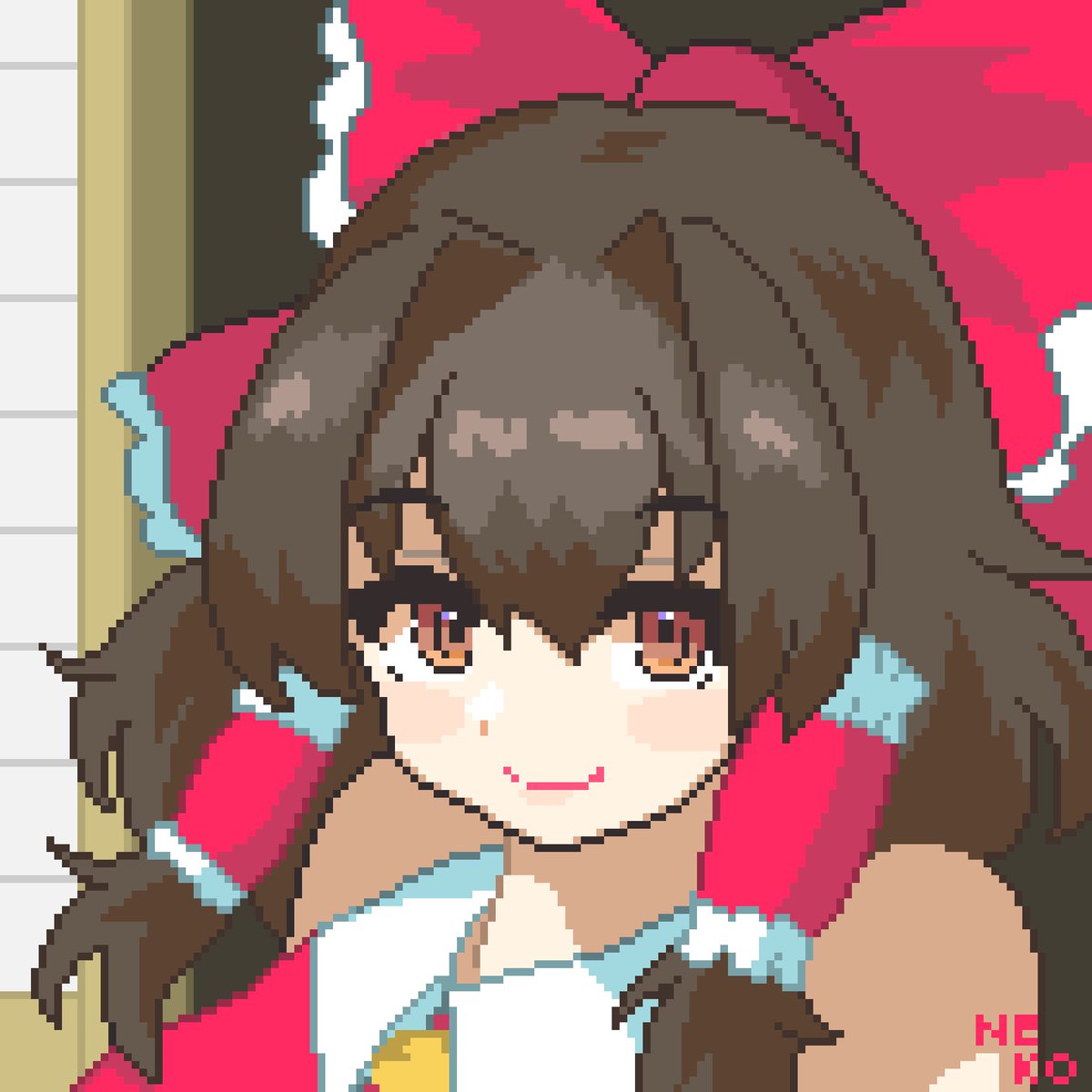 NEKOMANMA_sv's tweet photo. ✨♡(⸝⸝⸝• ω •⸝⸝⸝) ♡✨
#pixelart
#博麗霊夢 https://t.co/wZGyUp1bST