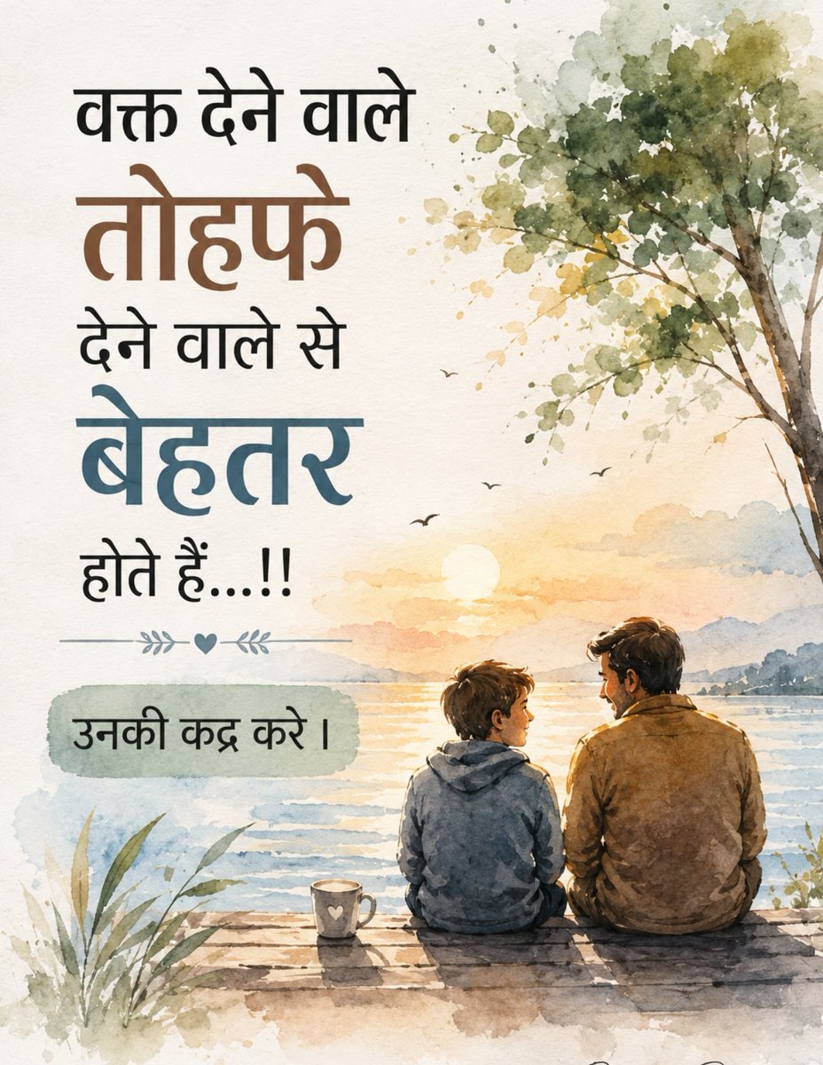 9903700000's tweet photo. तोहफ़े की कीमत दुकान तय करती है।

वक़्त की कीमत ज़िंदगी तय करती है।
जो आपको अपना समय देता है,वह आपको अपनी ज़िंदगी का एक हिस्सा दे रहा है।

उसकी कद्र कीजिए। 

#LifeLessons #Wisdom #Relationships https://t.co/7FFdt2uEPM