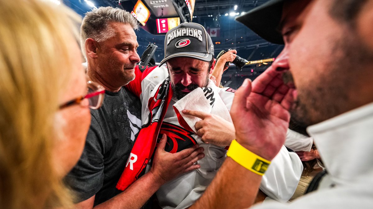 Canes's tweet photo. A moment the Jarvis family will never forget https://t.co/DD1qTasBPN