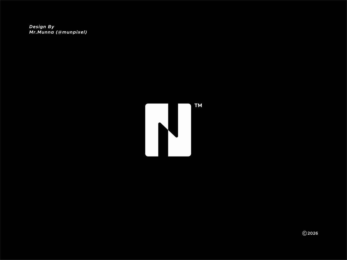 mun_pixel's tweet photo. N Logo - Minimal Abstract Logo Design for Companies. by Mr. Munna https://t.co/Y5XbO97zgM https://t.co/sRDGpStqfV