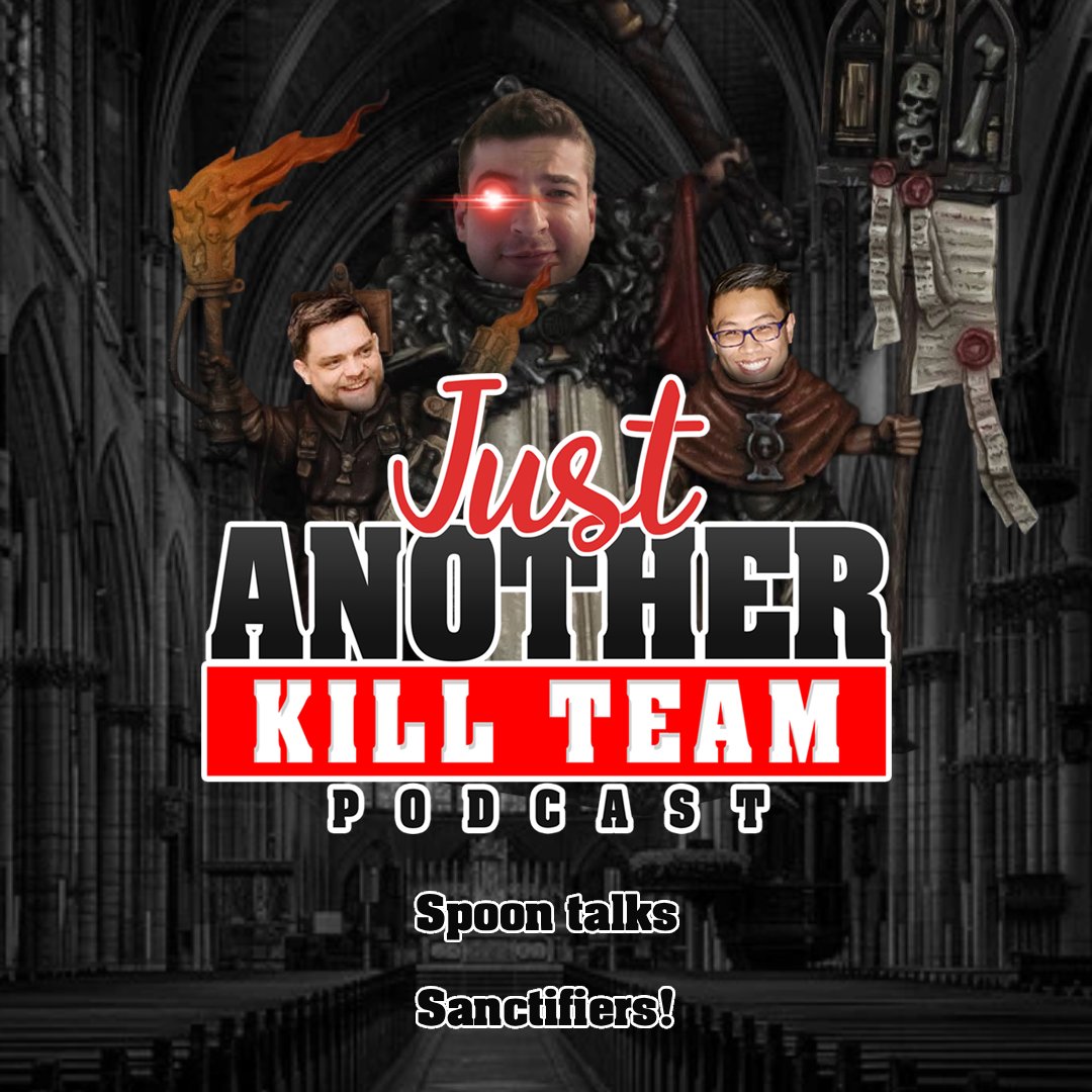JAKTPodcast's tweet photo. Join us as we talk to Special Guest Spoon to Learn How to Master Sanctifiers!

https://t.co/F1dgU7ZyDS

#killteam #warhammer40k #JAKTPodcast https://t.co/VVd1YxAjlo