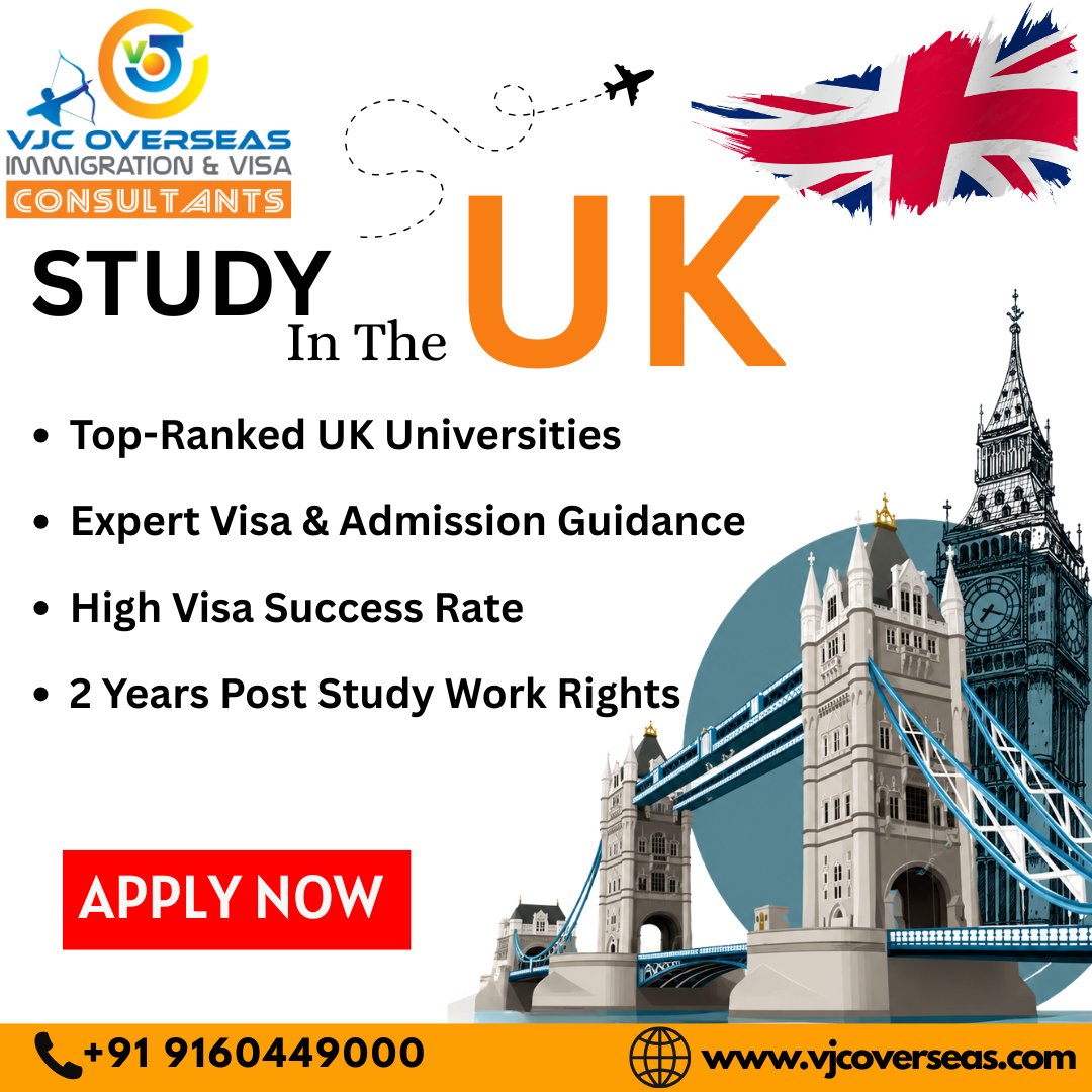 VJCOVERSEAS's tweet photo. Study in the UK
Unlock world-class education and global career opportunities
Your future starts here – apply now
📞 +91 9160449000
🌐 https://t.co/HzxI2I3Y9V
#StudyInUK #UKEducation #StudentVisa #AbroadStudies #VJCOverseas #CareerAbroad https://t.co/9E2kQRffgL