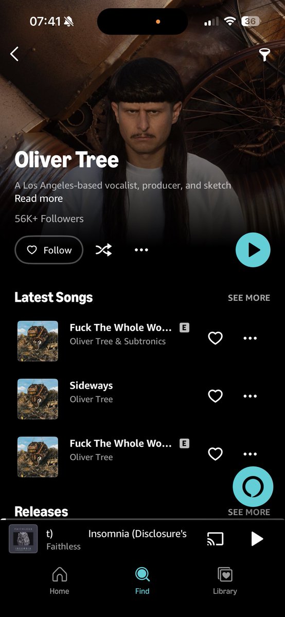 WA07ZZA's tweet photo. Today’s playlist , RIP Oliver Tree https://t.co/gTvd5cjhrn