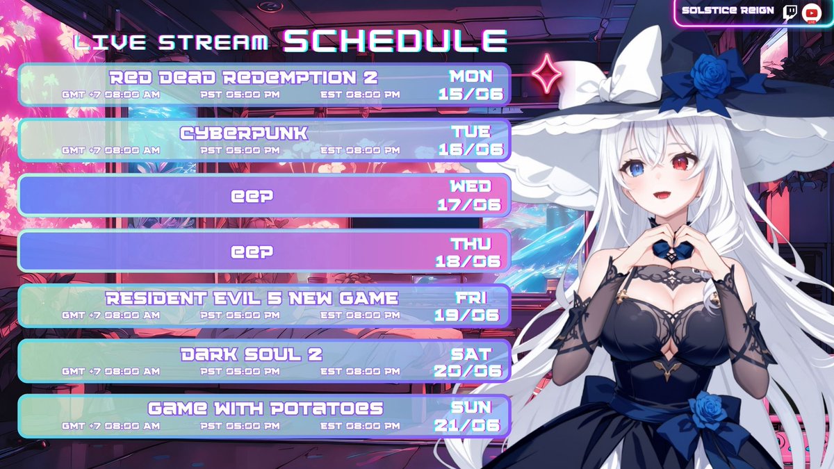 Pptaqtp's tweet photo. BOOM SCHEDULE! https://t.co/5EUgyJlIM5