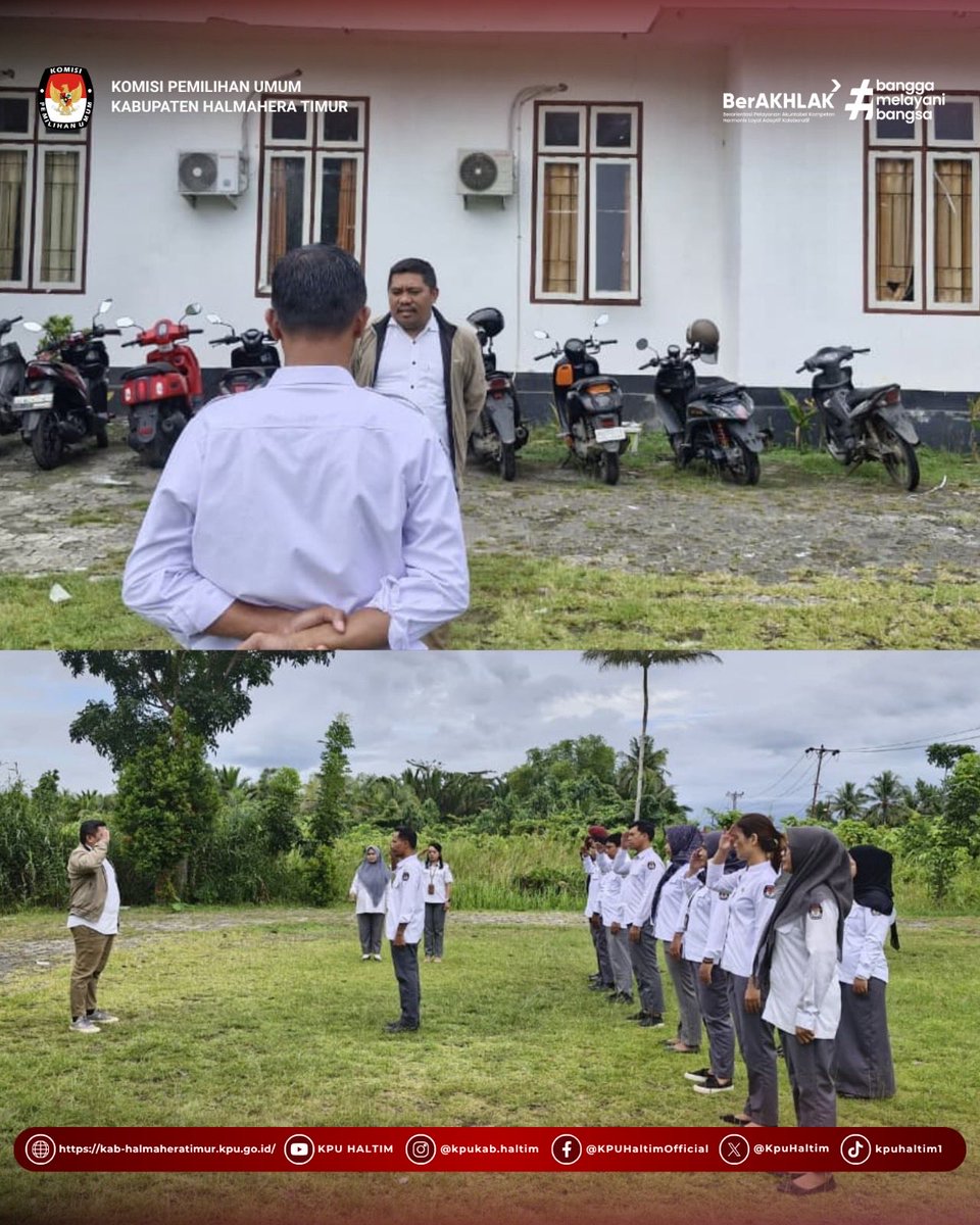 KpuHaltim's tweet photo. kinerja dan kualitas pelayanan kepada masyarakat.
Melalui kegiatan ini, diharapkan seluruh jajaran KPU Kab.Haltim senantiasa menjaga komitmen dalam mewujudkan tata kelola kelembagaan yang efektif, akuntabel, dan berorientasi pada pelayanan publik yang berkualitas. https://t.co/3F7PSDa2Vh