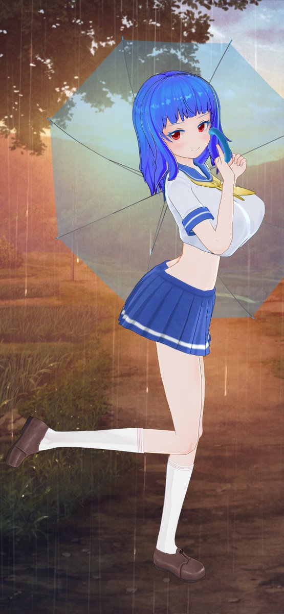 darin_cusca's tweet photo. 眩輝燦欄(げんきさんらん)女子学園　
仏法倉 瑠璃(ぶっぽうそう るり)
#カスタムキャスト
#オリキャラ https://t.co/6tPeVo010M