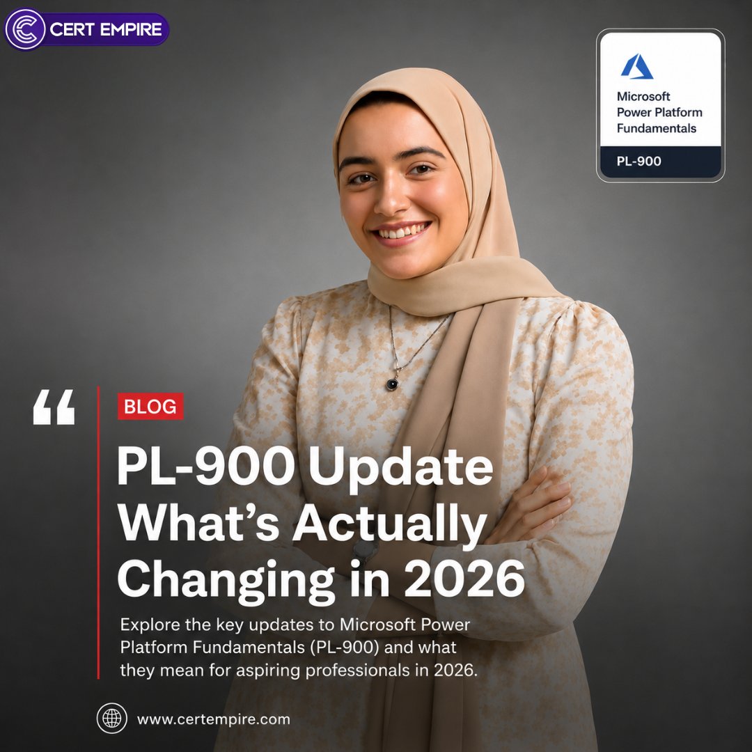 CertEmpire's tweet photo. 🚀 PL-900 is changing in 2026.
Microsoft is evolving the Power Platform Fundamentals certification to reflect the growing impact of AI, Copilot, and business automation.
🎥 Watch the breakdown:
https://t.co/kRR6NppFcv
#PL900 #MicrosoftCertification #PowerApps #Copilot #AI https://t.co/NLvbEwEnfq