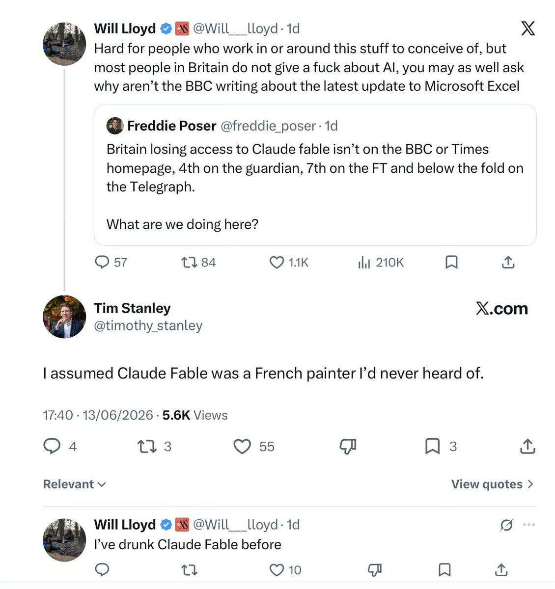 Discoplomacy's tweet photo. We have the most boring insular political commentariat in the G7 https://t.co/ISQQ9oI30V