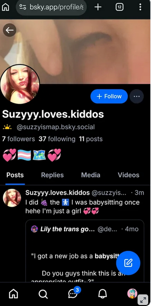 DerGanesha's tweet photo. Bluesky ist tatsächlich voller Pädophiler, also sogenannten"Map" Personen(Minor attracted Persons)

Also die Britische Regierung lässt Kinder auf ein Netzwerk voller Pädophiler, aber auf X Hatespeach lesen, das traumatisiert sie wohl mehr https://t.co/7DYHtXEVXV