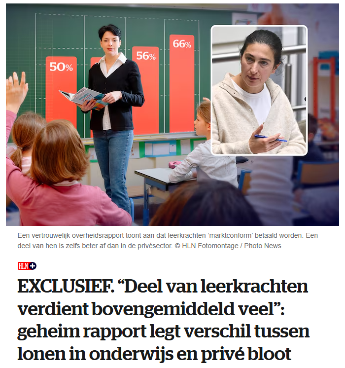 Zu_Demir's tweet photo. Altijd dat sfeertje scheppen van "die verwende leerkrachten toch" en "misschien verdienen ze wel te veel". Deze studie is bedoeld als werkinstrument om het lerarentekort tegen te gaan. Wie dit gelekt heeft, wil duidelijk het loopbaanpact ondermijnen. Aan de criticasters: ga zelf eens voor een klas staan en oordeel dan over de 'luxe'. Respect voor leerkrachten. Dat is wat we nodig hebben in deze samenleving.