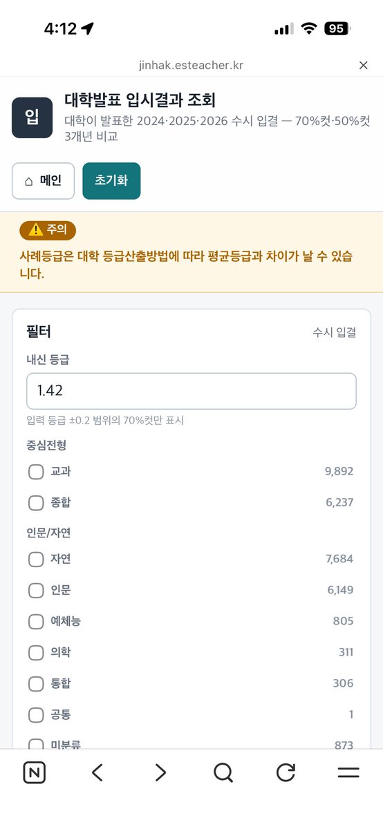 bm1sru's tweet photo. 고삼 수시러들 

https://t.co/KWWFzaE5ph

필요한 분들 잇을까봐 좋은사이트 찾아서공유해여...... 내신 등급 적으면 비슷한 학교 입결 알려줘요
물론 몇몇은 틀린정보도 있으니 확인잘하세요 https://t.co/OojUQuoNvV