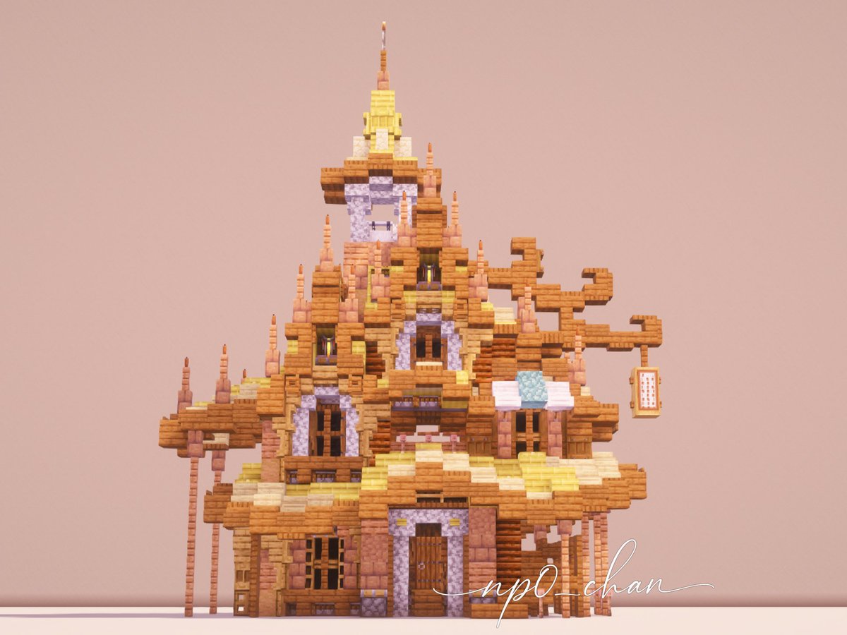 np0_chan's tweet photo. 🥞Golden Houses Pt.1
#Minecraft #Minecraftbuilds https://t.co/0cI2NL67zj