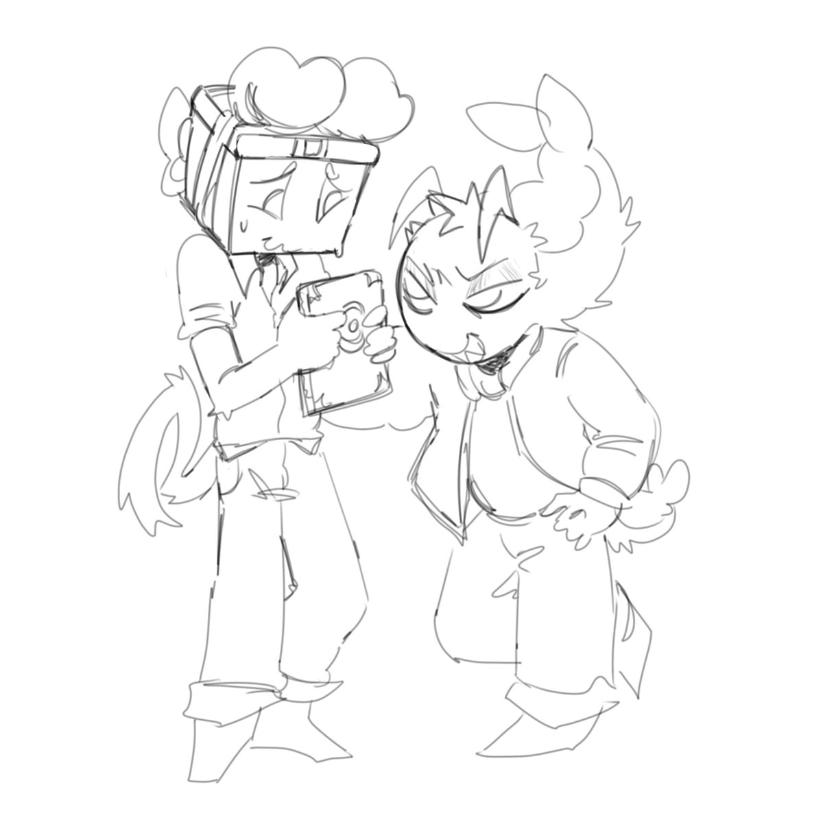 albinepeach's tweet photo. Nerd x bully 
#dandysworld https://t.co/vaeRLEXlL5