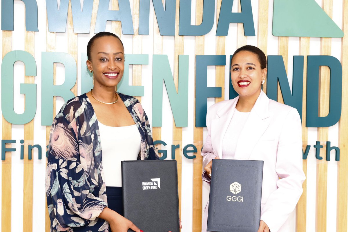GGGI_Rwanda's tweet photo. Last Friday, 12 June 2026, Our Deputy Regional Director, Quality of Delivery, and Country Representative, Rwanda @CarolineCMRaes, alongside the @GGGI_Rwanda team, was honored to join @GreenFundRw’s CEO @TeddyMugabo to mark the signing of a renewed #MoU between our two institutions.

As we renew our collaboration, we build on nearly a #decade of strong partnership and shared impact. This continued engagement reflects our joint commitment to supporting Rwanda in delivering on its ambitious climate goals, including the #SDGs, the Paris Agreement, Rwanda’s #NDC 3.0, and the Green Growth and Climate Resilience Strategy.

Through this partnership, #GGGI and the Rwanda Green Fund will work together to:

 ✅ Mobilize green investments and climate finance
 ✅ Strengthen carbon markets and advance Article 6 implementation
 ✅ Support innovative financing solutions
 ✅ Provide technical advisory services on green technologies
 ✅ Develop a pipeline of high-impact climate and green growth projects

We are grateful for the continued trust and collaboration of the @GreenFundRw and look forward to deepening our efforts to mobilize sustainable finance and accelerate Rwanda’s transition to a greener, more resilient future.

#GGGI #GreenGrowth #ClimateAction #Rwanda #ClimateFinance #NDC