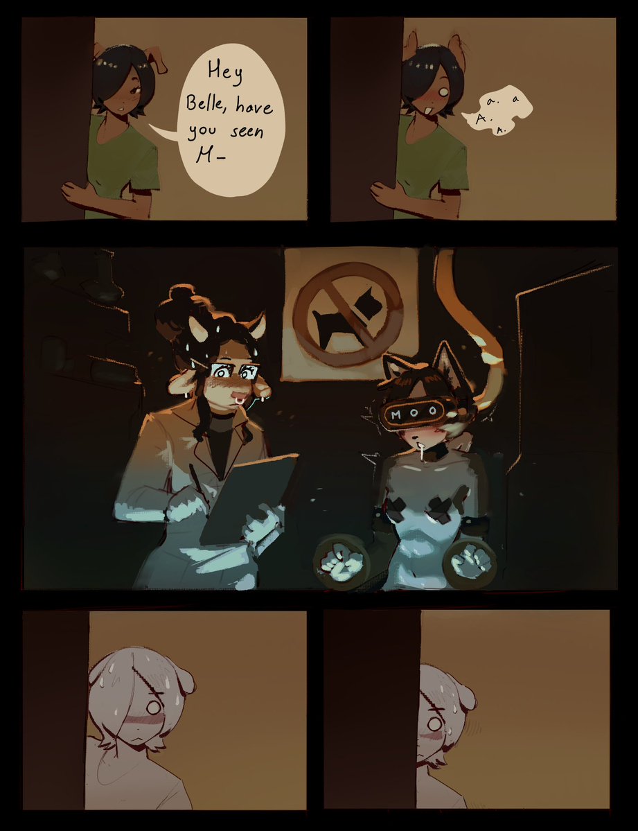 pekorelle's tweet photo. There's no escaping moo moo cow. https://t.co/i7Wb1pGDwC