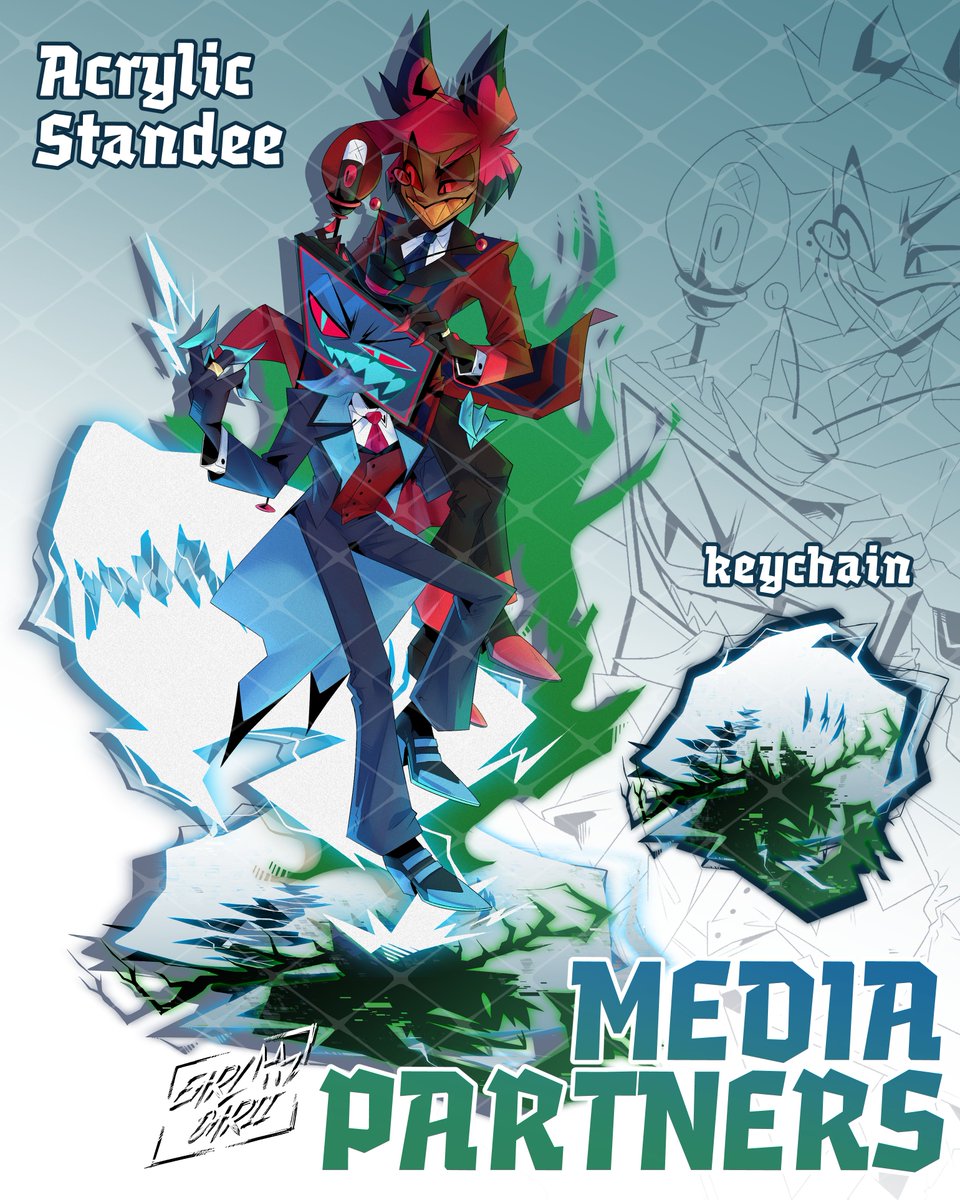 EarlDarii's tweet photo. CHECK-INTERESTING

#RadioStatic acrylic standee? And keychain?
Hey, let me know what you think about it!🦈🦌 https://t.co/ePm3XT8D2c