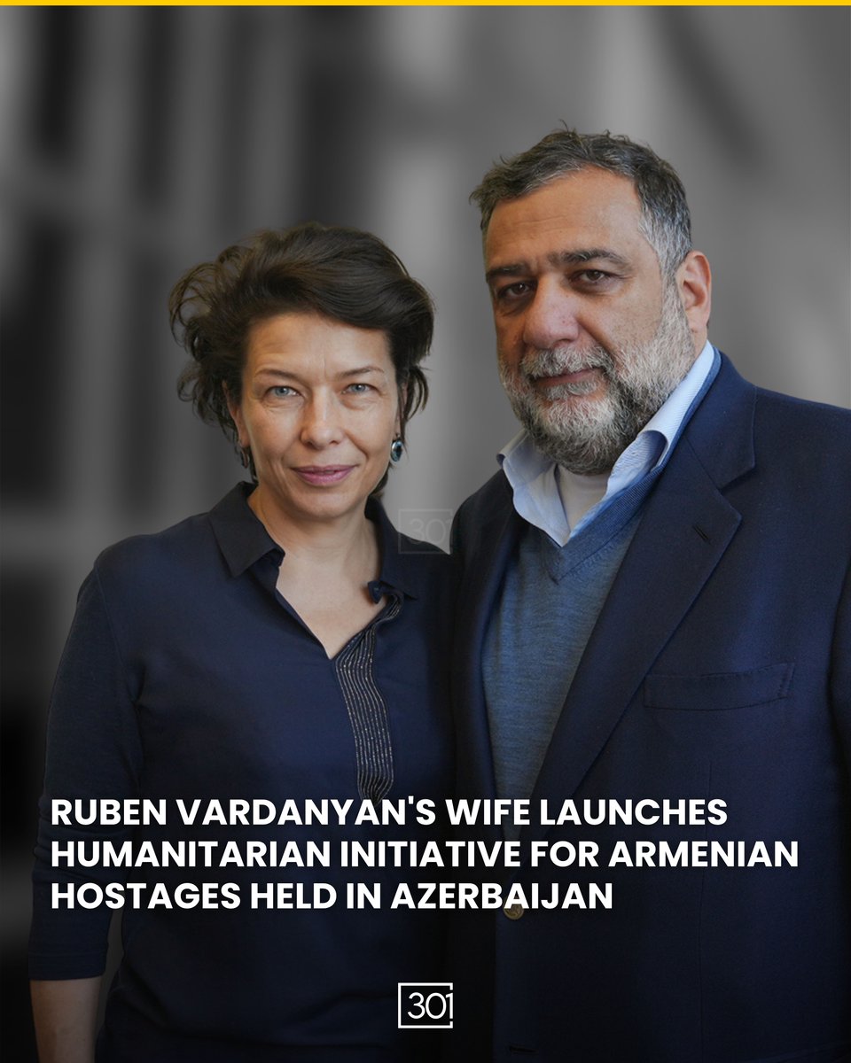 301arm's tweet photo. As Armenian hostages remain imprisoned in Azerbaijan, a new humanitarian initiative launched by Veronika Zonabend, the wife of Ruben Vardanyan, is seeking to deliver messages of solidarity from around the world to those being held in detention.

The campaign aims to ensure that Armenian hostages remain connected to the outside world and know they have not been forgotten, while providing a channel for supporters to express solidarity with those still being held in captivity.

According to Zonabend, maintaining such connections is essential to preserving the dignity of those being held.

“It is an attempt to restore at least a minimal connection between those in detention, their families, and all those who care about their fate. Such a connection helps a person preserve their dignity, and without dignity, it is impossible to speak of genuine and lasting peace between neighbouring peoples,” she said.

Over the next two weeks, organizers will collect letters of support and seek to deliver them alongside family care packages as part of the humanitarian initiative.

Letters may be submitted in any language by email to letters@freearmenianprisoners.com with the subject line: “Letter of Support – Armenian Detainees.”

Those writing to a specific hostage are asked to include the individual's name in the subject line.

Zonabend also announced that the names of the women who will participate in the delegation responsible for delivering the letters and care packages will be made public at a later date.