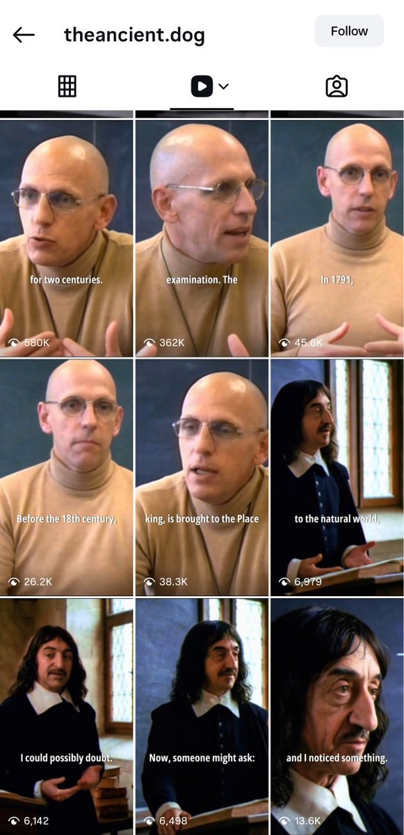 materialcritic's tweet photo. They are making AI videos of Guattari, Lacan, Satre, Foucault, Descartes and others and people are actually defending this shit in the comments...we are so fucking cooked. https://t.co/eFZHeEzsTa