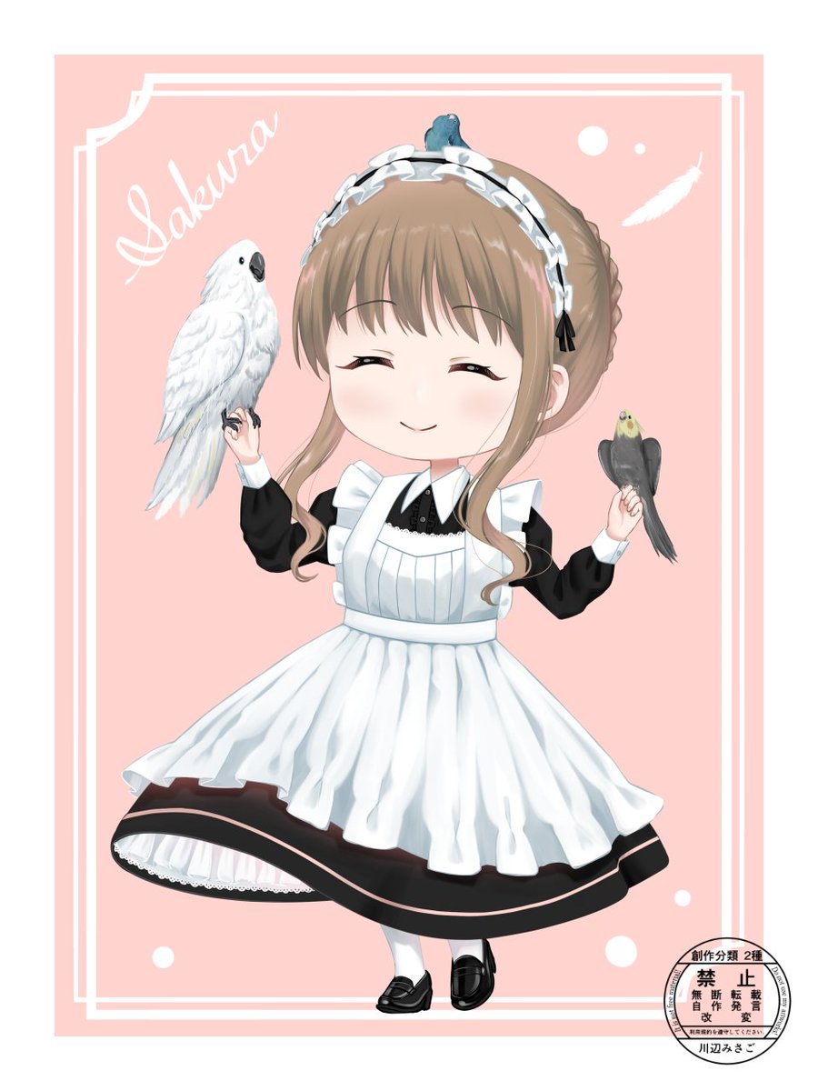 K_misago's tweet photo. 過去の
#オウムとインコの日
#oc https://t.co/Bk0DaOcuxp