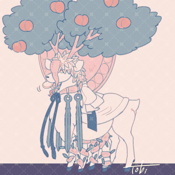 tb_isk's tweet photo. 🦌🏹は🦌🍘食ってる絵しかない
実は背中にリボン結ってるんですよね、かわいこぶってますよこれは https://t.co/yl2eLYD8xq