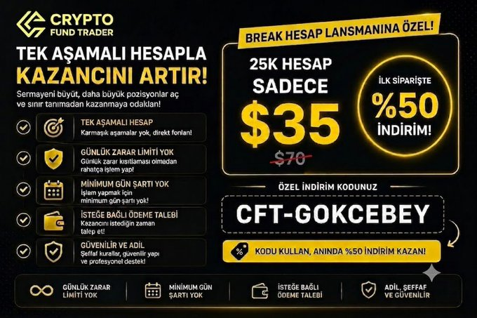 bygokcebey's tweet photo. Harika  bir  paylaşım  olmuş  tüm  detayları  ile  muhteşem  anlatılmış 

Bu  işin  aslında  ve  temelinde  disiplin  var  yani  sağlam  bir  stratejinin  olması  maalesef  yetmiyor 

Stratejin varsa  ve  disiplinli  olduğuna  inanıyorsan  hemen  hesabını  al  ve  yola  başla  

✔️ Tek aşamalı hesap 

✔️ Günlük zarar limiti yok

✔️ Minimum işlem günü şartı yok

🎁 İlk siparişte %50 indirim: CFT-GOKCEBEY

 link   https://t.co/yG0HU96qgf