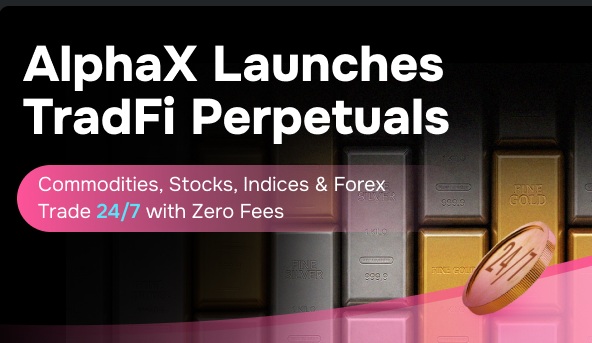 BigCheds's tweet photo. If you are looking for somewhere to trade, I am working with a new DEX, AlphaX.  They are backed by Bingx who I have partnered with for many years.

AlphaX is awesome - You can trade crypto and Tradfi futures like oil, metals and even stocks. All in one place with an easy to use UI. There are no fees on Tradfi trades!!!

Available on IOS and Android and NO KYC required to trade.

Join here!  https://t.co/iTOY4HBH3m

#Ad
Promoted by BingX