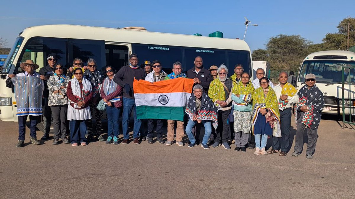 ZtaUpdates's tweet photo. A growing wave of Indian Tourists is choosing Zimbabwe as a preferred African destination, with Kolkata-based Tour Operator Travel Live successfully bringing two groups to the country in May and June 2026. The 35 Tourists are experiencing some of Zimbabwe’s premier attractions, including the majestic Victoria Falls and the wildlife-rich Hwange National Park. Their journey began with a warm Zimbabwean welcome at Victoria Falls International Airport and the Kazungula Border Post, offering an early taste of the country’s renowned Hospitality. The itineraries, which blend breathtaking Natural wonders with exceptional Safari experiences, reflect a growing demand for longer and more immersive holidays. This positive trend highlights Zimbabwe’s increasing appeal among Indian Tourists seeking authentic, diverse and unforgettable African adventures.

#ExperienceZimbabwe
#NhakaYedu
#IlifaLethu
#OurHeritage
#ThisIsUs
#ZimBho👍