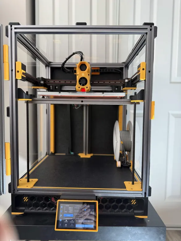 Voron_Design's tweet photo. Trident R2 had been released!

With a reworked XY and Z motion system, CAD, STLs, panel DXFs and manual are on VORON Github. https://t.co/taV816rzVn

Thanks to everyone involved in the design, build, testing, and documentation for this update!

Change highlights below! https://t.co/iBHMOk74aq