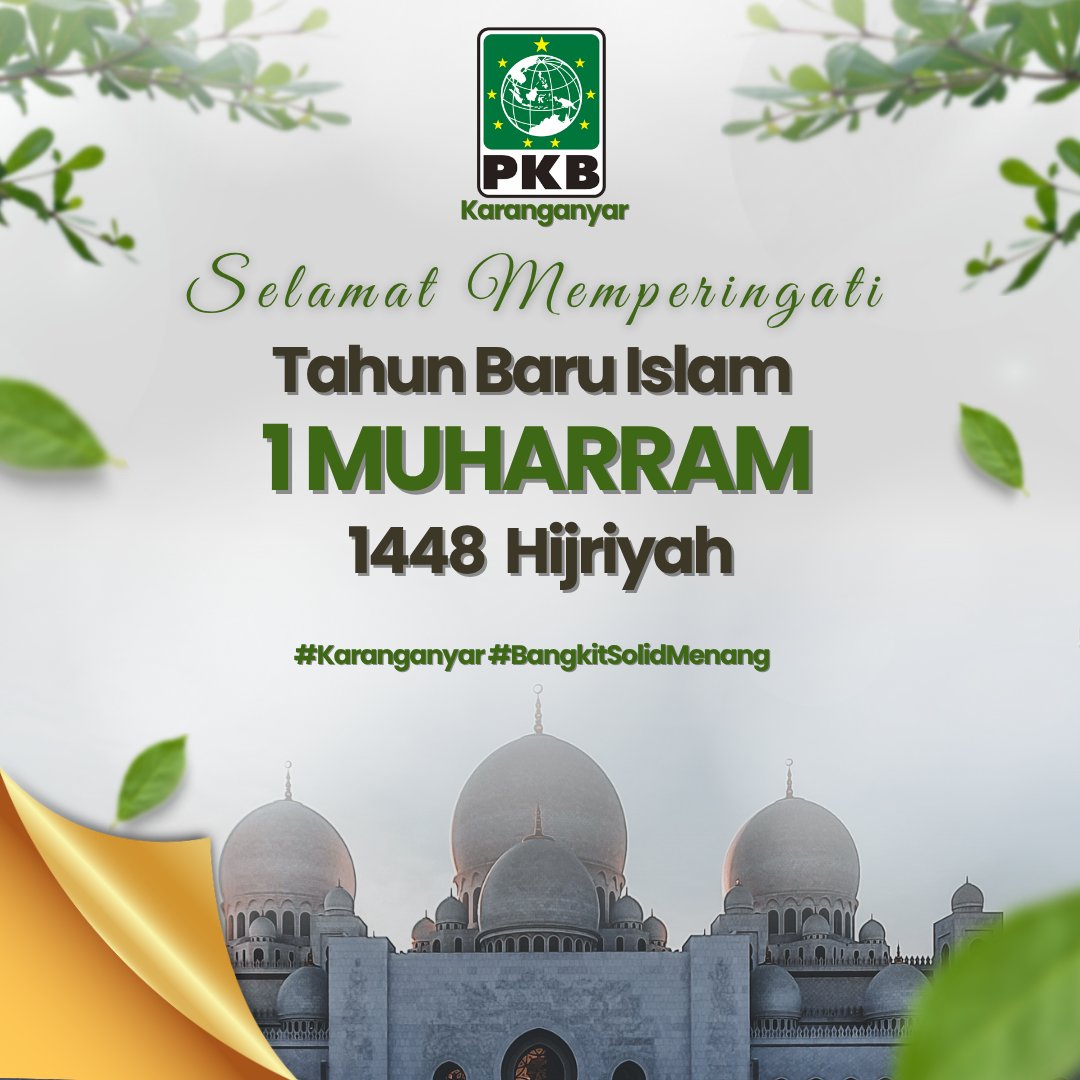 PKB_Karanganyar's tweet photo. Harapan kamu di tahun 1448 Hijriyah ?? #Karanganyar #BangkitSolidMenang https://t.co/l4y7pdDLA7