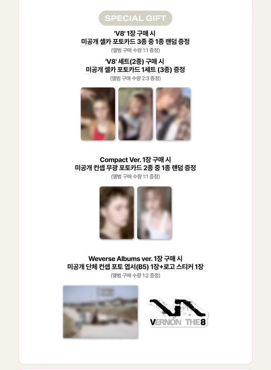 unununun na platformě X: „VERNON THE 8 1st Mini Album 'V8