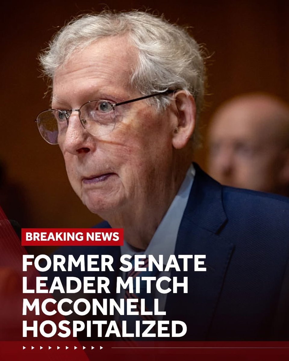 NotAvgLiberal's tweet photo. So this piece of shit coward is in the hospital.

According to news reports, 
He’s not doing well.

He refused to impeach Trump for the January 6th attack on the Capitol.

Yet he blamed Trump for the Jan 6th attack.

He could have prevented a 2nd Trump term.

He could have prevented all the bullshit Trump and his family are putting the American people through.

He’s a fucking coward.

He doesn’t even deserve “Thoughts and Prayers”.

@SenMcConnell  Fuck You.