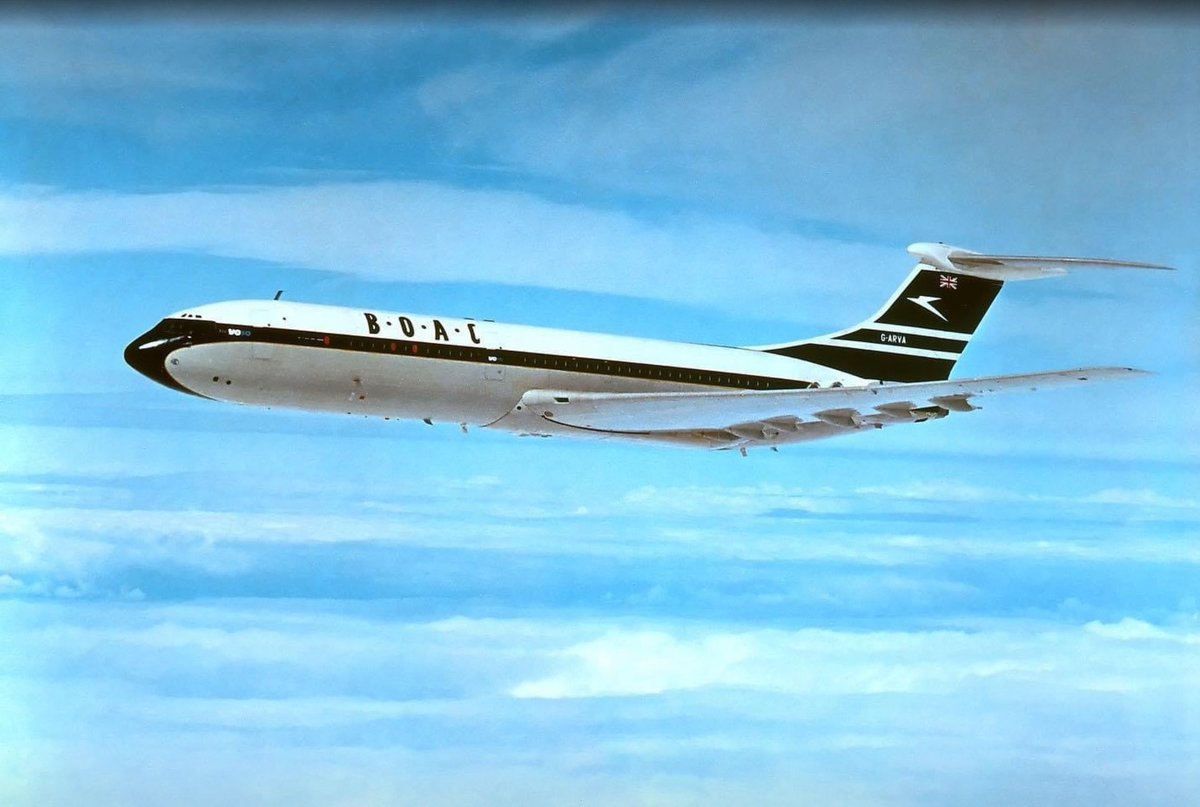 AirlineRetro's tweet photo. BOAC Vickers VC-10. https://t.co/tYXru40Xkr