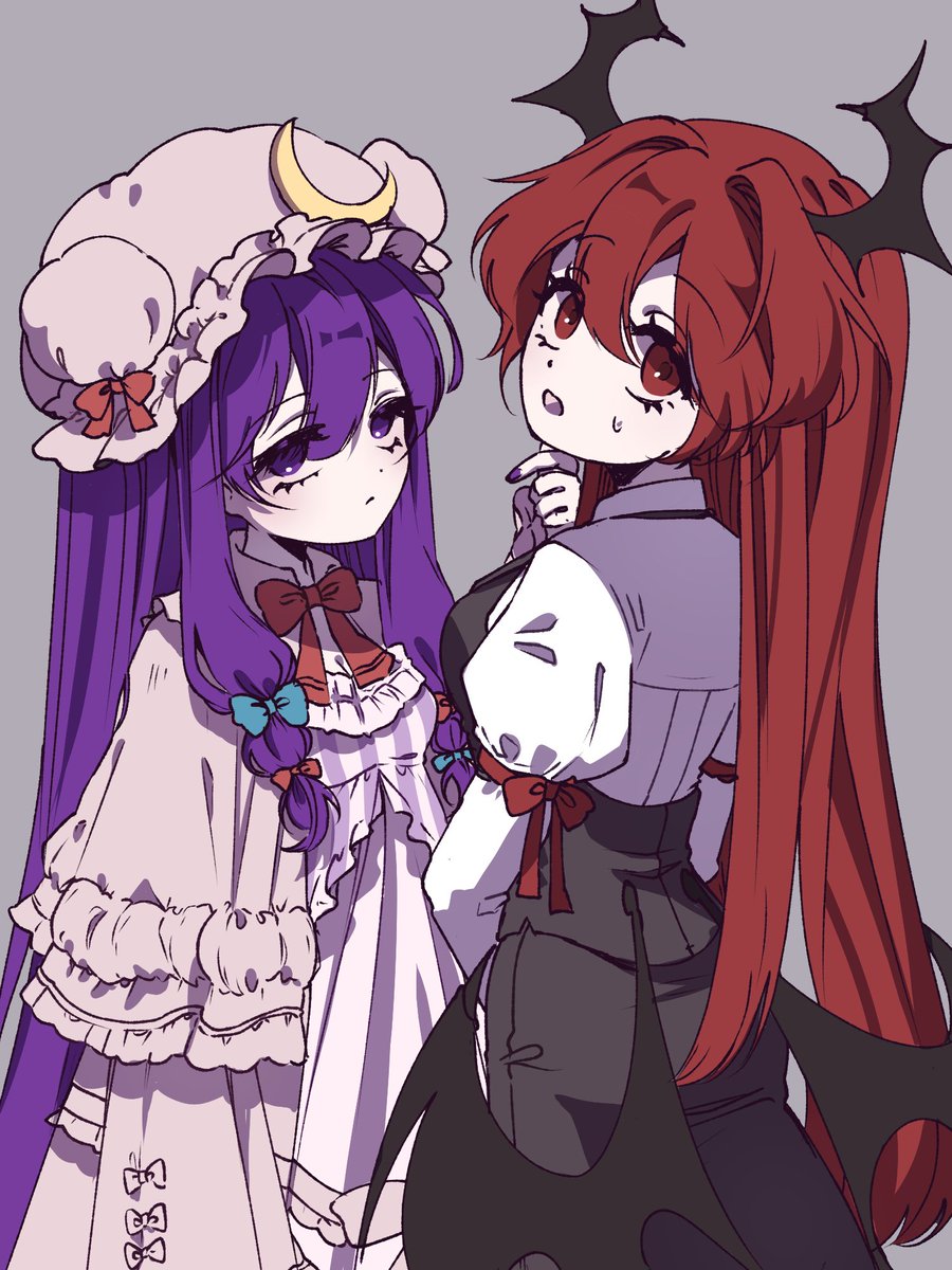urokonotkoko's tweet photo. 紅魔郷リメイク記念 
#東方Project #パチュリー・ノーレッジ #小悪魔 https://t.co/1DmKJT0lwn
